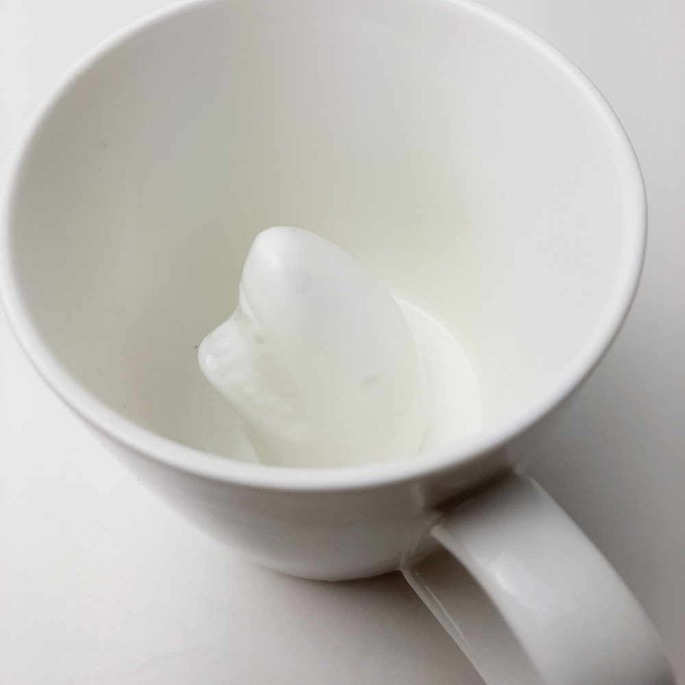 🍒 Shark Surprise Mug Peekaboo Cup Great White 3D Shark Head Kids Children's Mug